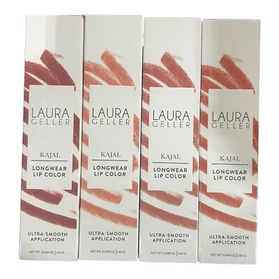 LAURA GELLER KAJAL COLOR DE LABIOS DE LARGA DURACIÓN - 0,049 OZ NUEVO EN CAJA (Elige tono) Foto 1 de 3