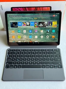 Amazon Fire Max 11 tablet (newest model) 128 GB. vivid 11”. Bundle with Keyboard - Picture 1 of 6