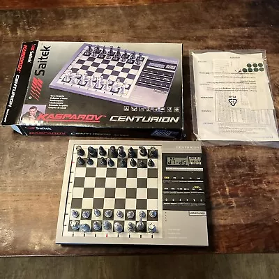 Vintage 1998 Saitek Kasparov Centurion Electronic Chess Computer Tested & Works  - Image 1 of 4