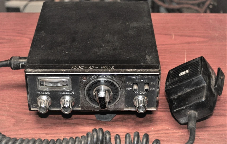 REALISTIC MODEL TRC-52 - 23 CHANNEL CB RADIO COMMERCIAL SURPLUS  - Image 1 of 1