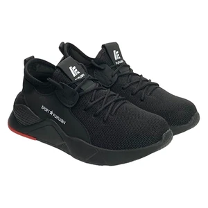 Sport Furuian Men's 5.5 / Women's 7 Safety Toe Shoes Black - Picture 1 of 10