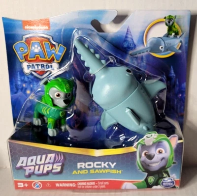 Paw Patrol Aqua Pups Rocky and Sawfish Action Figures 2-Pack - Image 1 of 3