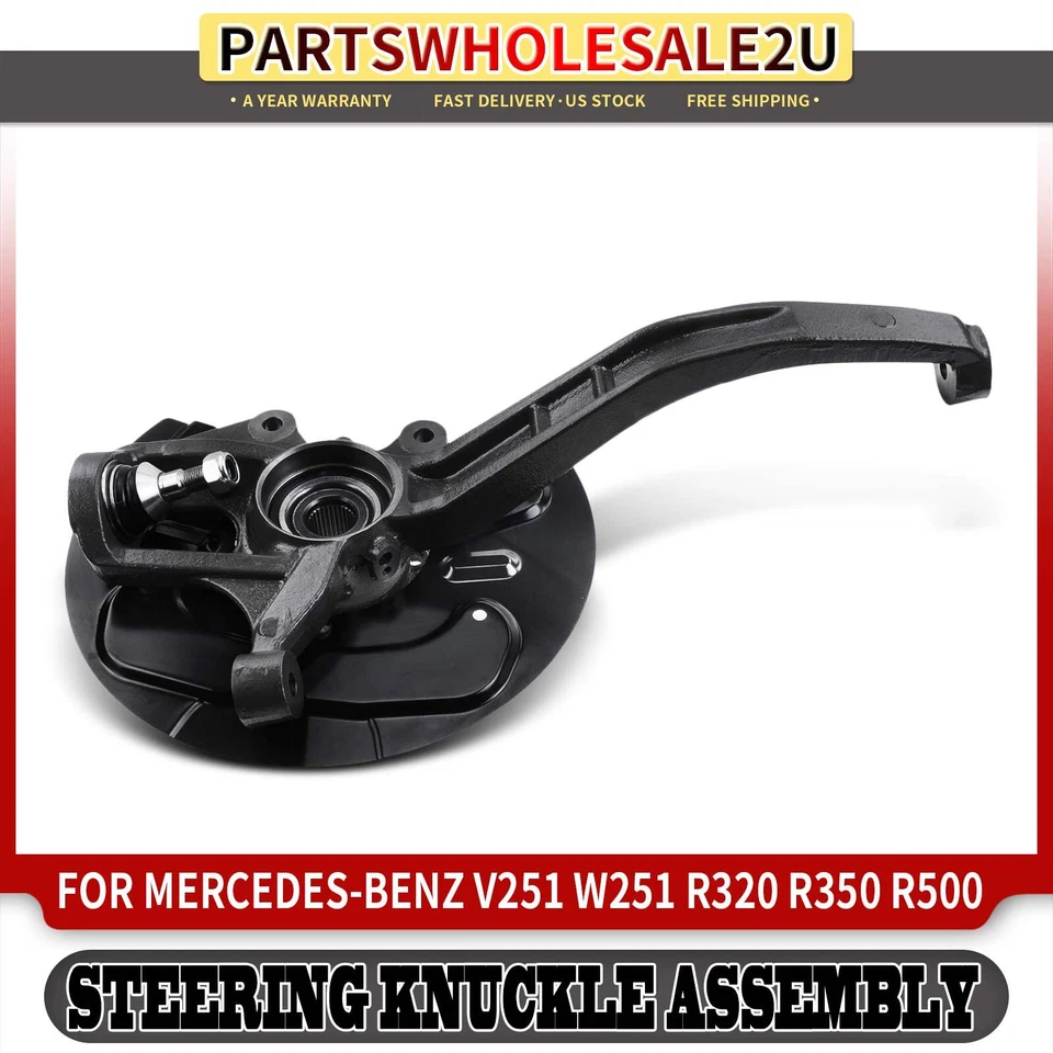 Front Left Wheel Hub Bearing Steering Knuckle Assy for Mercedes-Benz R320 R350 - Image 1 of 4