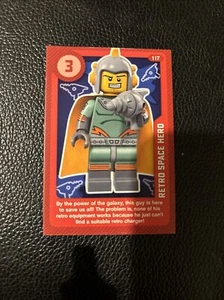 Sainsburys LEGO Living erstaunliche Einzelkarte 2020 Nummer 117 Retro Space Hero - Bild 1 von 2