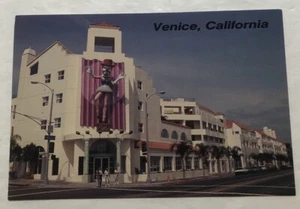 Ballerina Clown Renaissance Building Venice, California. Postcard (Q2) - Picture 1 of 2
