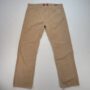 Lucky Brand Corduroy Pants Mens 38x34 Brown 361 Vintage Straight Trouser - Picture 1 of 12