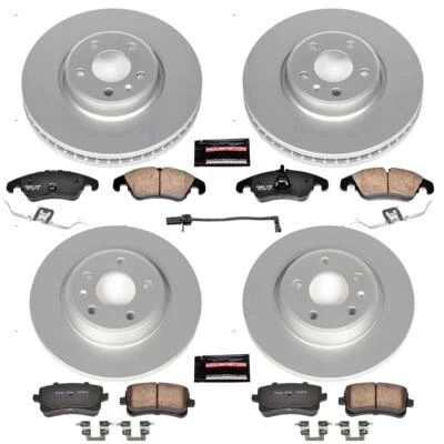 Kit de frenos de disco PowerStop - Delantero y trasero - Se adapta a Audi A4 2012-2016, Audi A4 Quat Foto 1 de 4