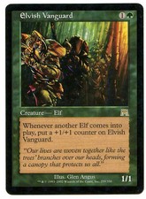 Onslaught ** 4x Elvish Vanguard x4 ** Mtg Magic (EX/SP)