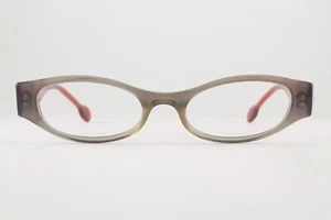 Authentic Anne et Valentin BLIXEN 1044 47mm Translucent Gray Red Glasses France - Picture 1 of 6