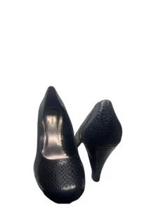 Avenue’s Eve 8,5 W schwarze hochhackige runde Zehenpartie Pumps - Bild 1 von 2