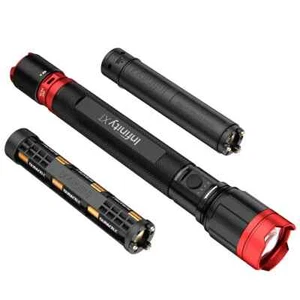Infinity X1 Dual Power Flashlight 5000 Lumens Rechargeable AA Dual Power Torch - Picture 1 of 8