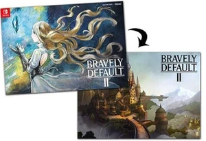 Bravely Default II 2 My Nintendo Rewards Double Sided Poster - Picture 1 of 2