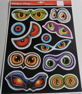 Ventana de Halloween pega ojos de miedo - Imagen 1 de 1