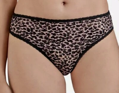 MAIDENFORM Pantalón Calzoncillo Mujer Pierna Alta Lujoso Elástico Encaje Negro Desnudo S M L XL Foto 1 de 4