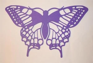 Butterfly 8 3/8" x 5" Wall Decor 3D Printed Wall Art Minimalist Line Art - Picture 1 of 5