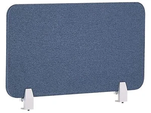Schreibtisch Trennwand Akustik Polster blau 72 x 40 cm Schallschutz Wally - Bild 1 von 12