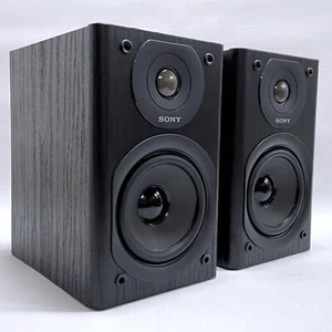 Pair of Sony SS-CMX700 - Bookshelf Stereo Speakers - 2 Way - Black - Picture 1 of 11