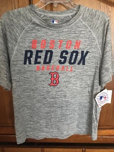 MLB Boston Red Sox Men's Medium Slate Gray T-Shirt Cooperstown Collection NWT - Picture 1 of 3