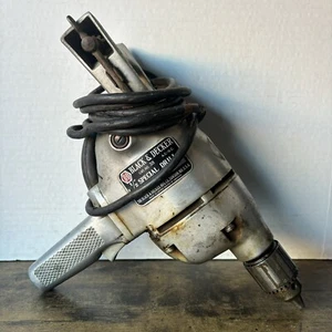 Vintage Black & Decker Cat No. 38 1/2” Special Drill - Needs New Cord - Works - Picture 1 of 13
