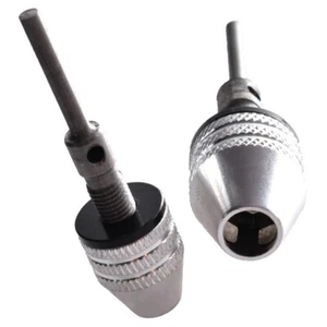 Mandrino trapano argento per elettrico per smerigliatrice gambo 3 mm accessorio - Picture 1 of 12