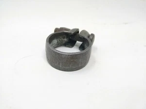 Vintage '40' 50 Weiße Seat Clamp Klemme Sattelstütze Halsband Seatclamp - Picture 1 of 4