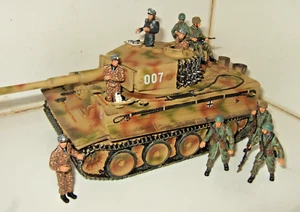 Frontline WGTR.3 WW2 German King Tiger Tank Figures , Ardennes 1944 in 54mm - Picture 1 of 8