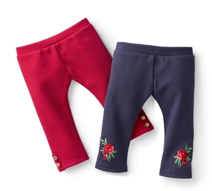 American Girl X Janie and Jack Cozy Rose Leggings for 18 inch Dolls - New - Picture 1 of 2