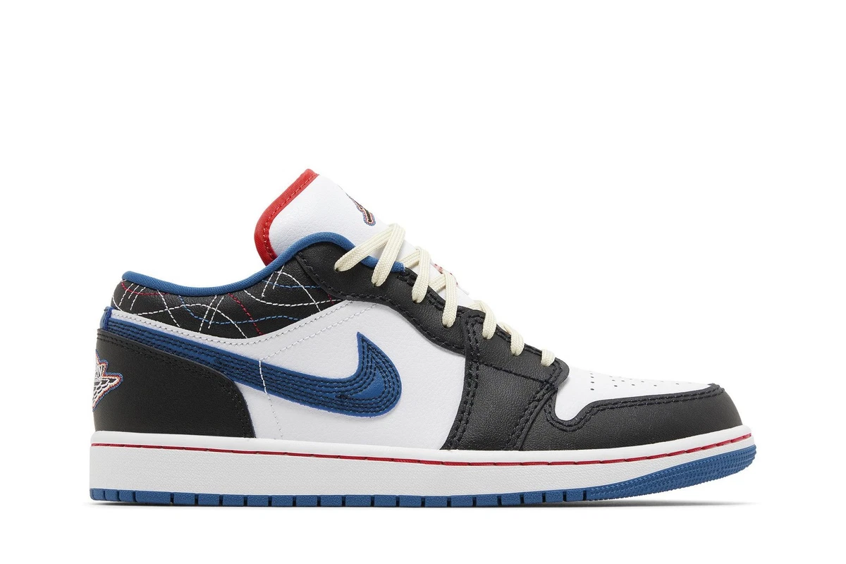 Preços baixos em Jordan 1 SE Low Industrial Blue Sashiko | eBay