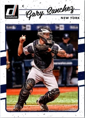 2017 Donruss Gary Sanchez #126 New York Yankees Baseball Card - Image 1 of 2