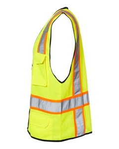 🔥 Kishigo 6 Pocket Contrast Class 2 Vest Safety Reflective Up To 5XL 1580-1581 - Picture 1 of 7