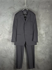 Versace Collection Men's Wool Stretch Three Button Suit 52 - Picture 1 of 21