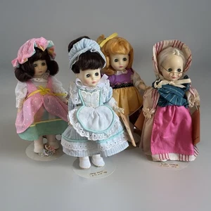 Vintage 1984 USA Ideal Nursery Tales Set Of 4 Stands 8” As Is - Picture 1 of 2
