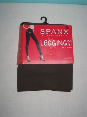 Leggings Spanx M Marrón Control Abdomen Sin Costuras Modelado Adelgazante NUEVO Foto 1 de 2