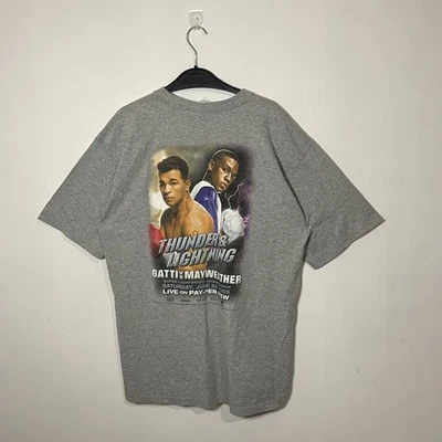 VINTAGE 2005 Arturo GATTI VS. FLOYD MAYWEATHER Boxing promo shirt XL - Image 1 of 4