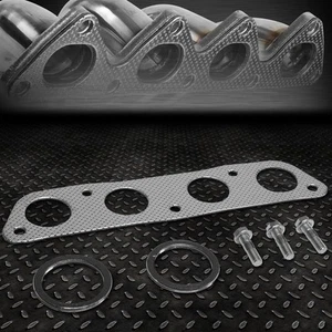 FOR 00-05 TOYOTA MR2 SPYDER ALUMINUM EXHAUST MANIFOLD HEADER GASKET SET W/BOLTS - Picture 1 of 6