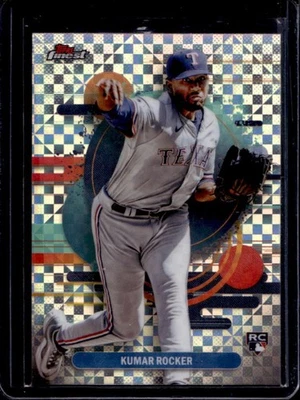 2025 Finest Kumar Rocker Uncommon RC X-Fractor Rookie #121 Rangers - Image 1 of 2