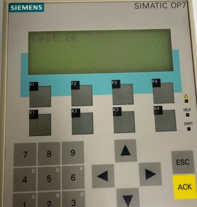 Siemens 6AV3607-1JC20-0AX1 SIMATIC OP7-DP Operator Panel 24VDC Profibus - Picture 1 of 13