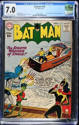 Batman #140 (CGC 7.0) JOKER, BATWOMAN, SUPERMAN APPEARANCES DC COMICS 1961 - Image 1 of 2