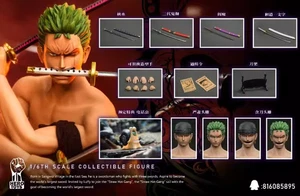 Hero Toys Studio ONE PIECE Roronoa Zoro OP001 Action Figure Silica Gel In Stock - Picture 1 of 9