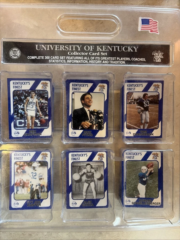 Juego de cartas de coleccionista de la Universidad de Kentucky 1989 colección universitaria Foto 1 de 2