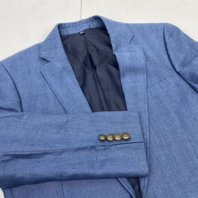 J. Crew Blazer Mens size 34R Sport Coat Casual Jacket Suit Slim University linen - Image 1 of 4