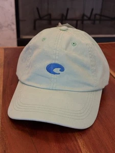 Cappello da pesca Costa Del Mar - verde, nuovo con cartellino del prezzo, cinturino regolabile prezzo consigliato $19,99 - Foto 1 di 5