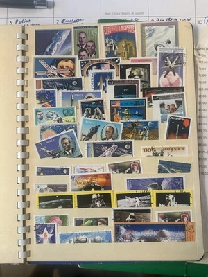 Vintage Stamp Collection Album and Assorted Stamps Lot - Image 1 of 4