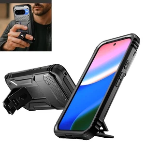 Case For Google Pixel 10 / 10 Pro Built-in screen Kickstand Shockproof Black - Picture 1 of 9