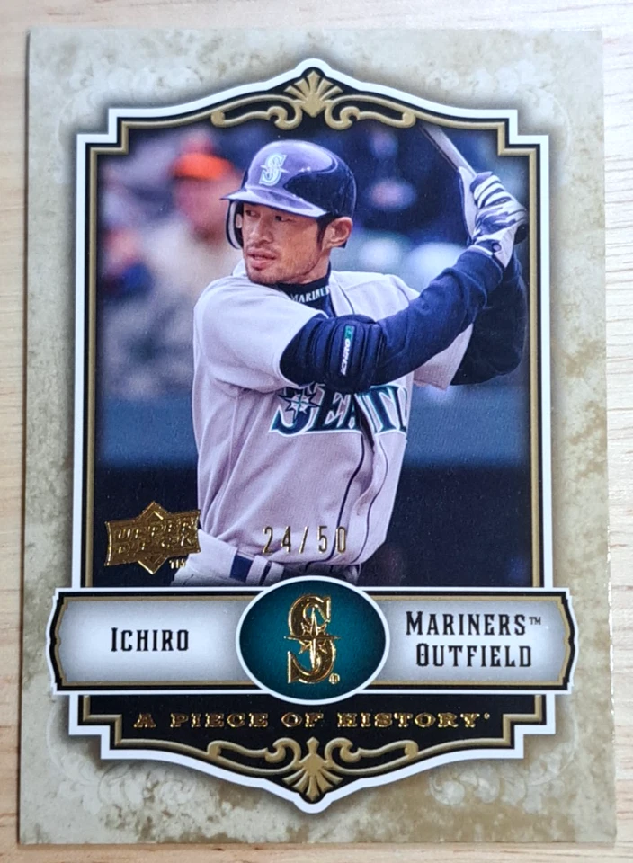Ichiro Suzuki /50 💎2009 Upper Deck A Piece of History - Mariners - Image 1 of 3