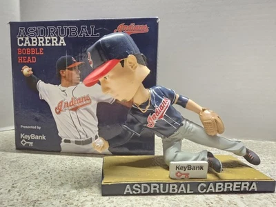 Asdrubal Cabrera Cleveland Indians Guardians MLB 2012 SGA Bobblehead NIB - Image 1 of 4