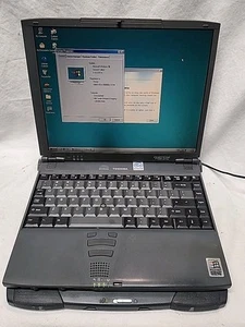 Vintage Toshiba Portege 7140CT Pentium III 128MB RAM 30GB HDD Windows 98 (Read) - Picture 1 of 12