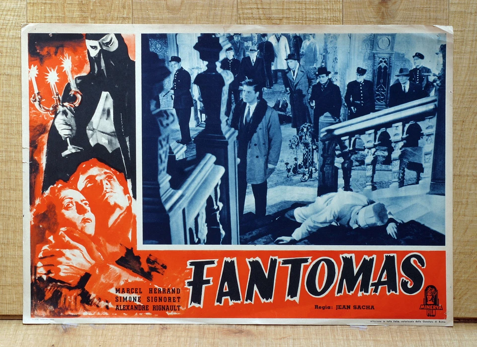 FANTOMAS fotobusta poster affiche Simone Signoret Marcel Herrand Fantômas G12 - Bild 1 von 1