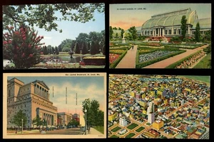 POSTALES ST LOUIS, MISSOURI - BEVO MILL, ARCH, ETC - SIN PUBLICAR - LOTE DE 20 - Imagen 1 de 10
