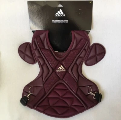 Adidas Pro Series 2.0 Catchers 16” Protector de pecho de béisbol adulto granate S99088 Foto 1 de 4